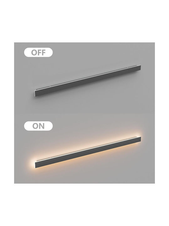 Iluminat Exterior Montat Pe Perete Liniar Led Ip65 35w Cu Alb Cald