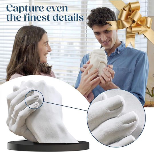 Kit de Creație pentru Turnare 3D Cupluri Stand de Gips Culori Ușor de Folosit Prietenos cu Piele Set Cadou pentru Femei Bărbați