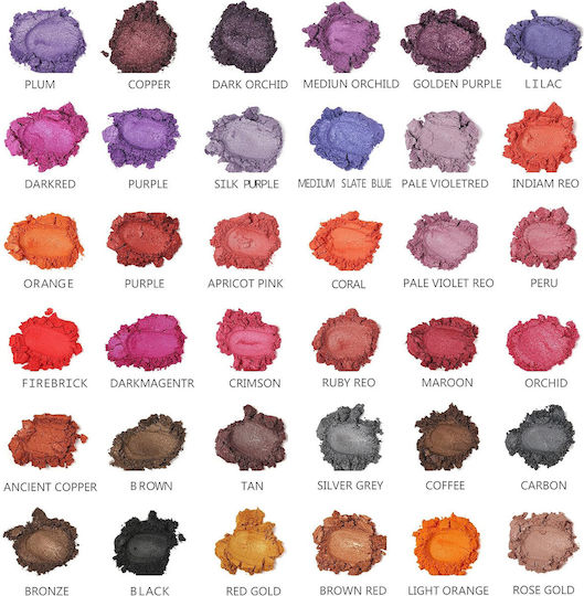 Set Pudre Pigmenți Epoxy Rășină 72 Culori Metalice 10 G Pudră Mica Ruj Luciu Săpun Baloane de Baie Artizanat Rășină Vopsea pentru Unghii