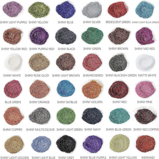 Set de Pigmenți Mici 108 Culori 36 Culori Originale 10g 36 Culori Pastel 10g 36 Pudre Fine de Sclipici 20g Pudră de Pigmenți Epoxy Rășină Machiaj Săpun Lac de Unghii Lumânări Slime
