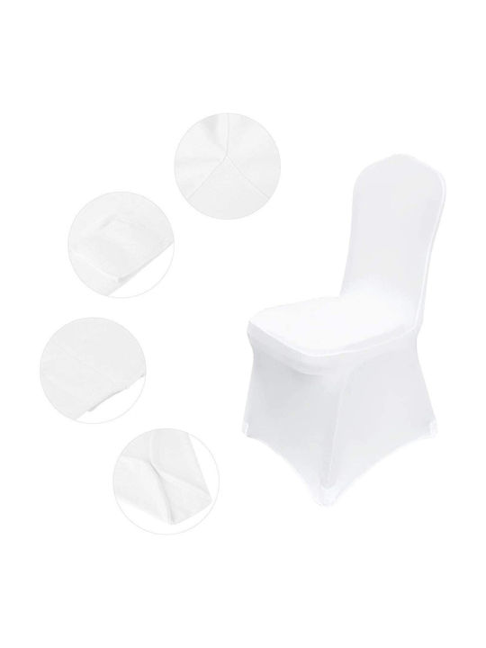 Husă Elastică Scaun Alb 50buc X00177FRW9