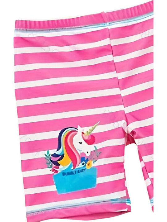Queen Mother Bluepink Einhorn Kinder Badebekleidung-Set mit Schirm Queen Mother Bluepink Einhorn Kinder Badebekleidung-Set mit Schirm
