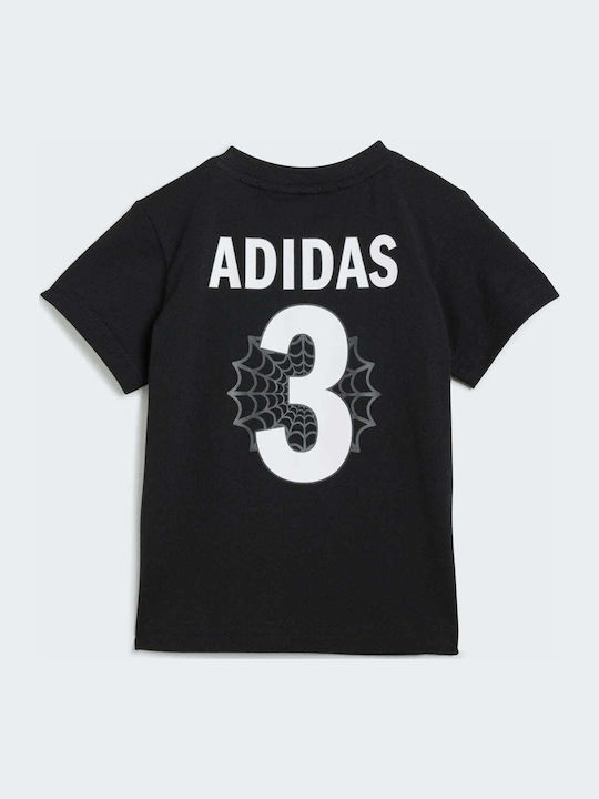 Kids' Set with Shorts Summer 2pcs Black, Red