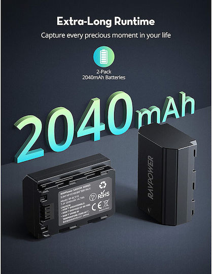 Batterieladegerät Kompatibel mit Sony