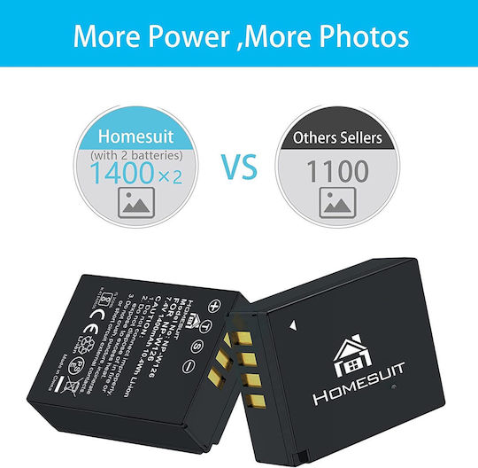 Doppelter Batterieladegerät Kompatibel mit Fujifilm