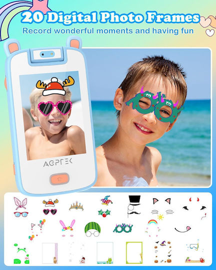 MP3 Player (32GB) με Οθόνη Αφής 2.8" Μπλε X001UL9XJF