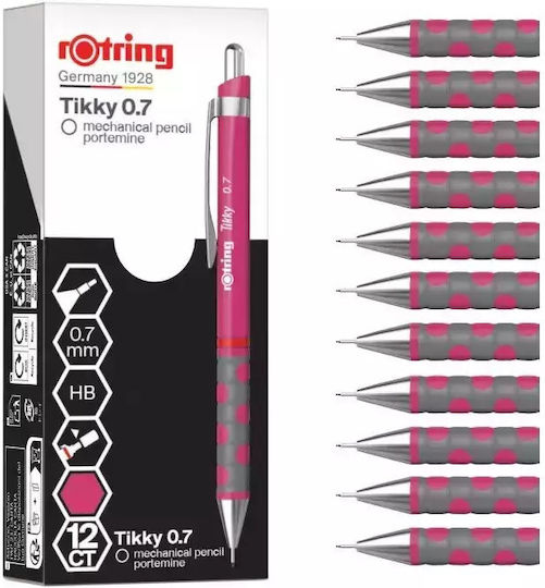 Rotring Τικκυ Magenta Μρ:0.7 Box12 2214581