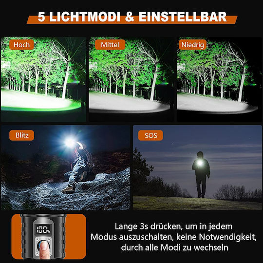 Lanternă LED cu Luminozitate Maximă 20lm Flashlight Set