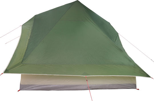 vidaXL Cort Camping Tip Teepee Verde pentru 10 Persoane 364x281x257cm