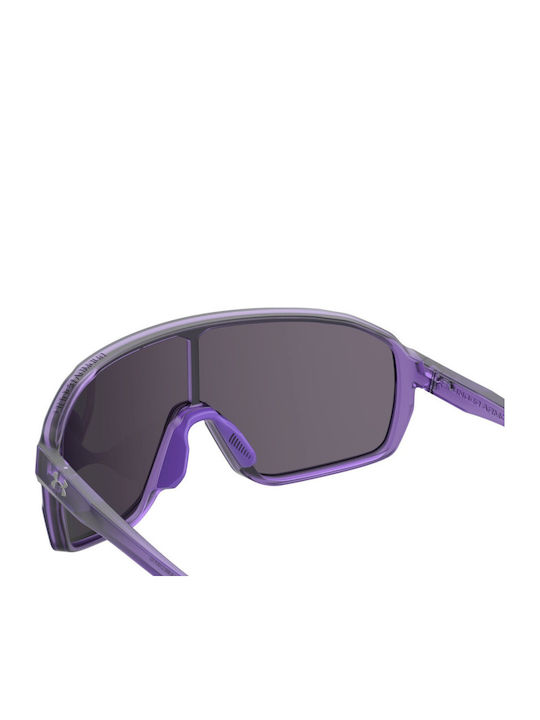 Under Armour Gameday Men's Sunglasses with Purple Frame and Purple Gradient Lens