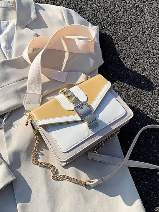 Geantă de damă Crossbody Galbenă