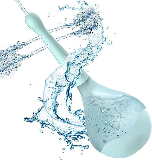 Irrigator Intim Intestinal Clătire Vaginală Design Anti-retur 150 Ml Cap 5 Duze Ergonomic Reutilizabil Igienă Intimă Portabil Ușor De Folosit Albastru