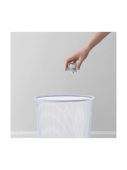 Office Waste Bin Φ26x28 Z-l White 17716 Φ26x28