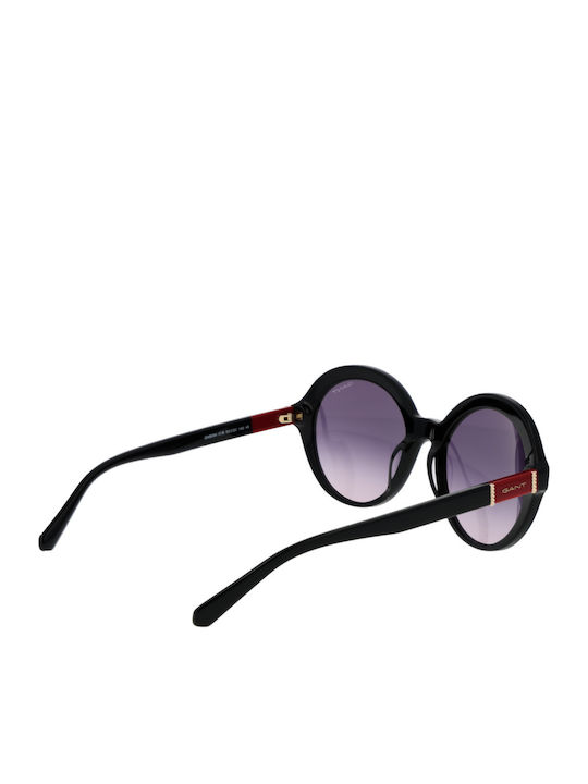 Gant Women's Sunglasses with Black Plastic Frame and Black Gradient Lens GA8094 01B