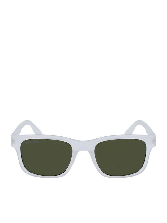 Lacoste Sunglasses Λευκά with Acetate Frame & Green Lens Lacoste Sunglasses Λευκά with Acetate Frame & Green Lens