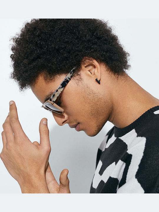 Hawkers One Uptown Unisex Sunglasses with Brown Plastic Frame and Brown Lens