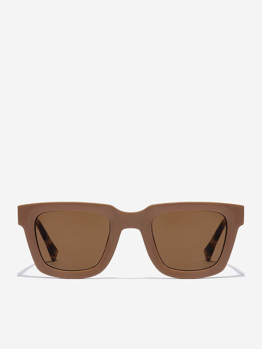 Hawkers One Uptown Unisex Sunglasses with Brown Plastic Frame and Brown Lens