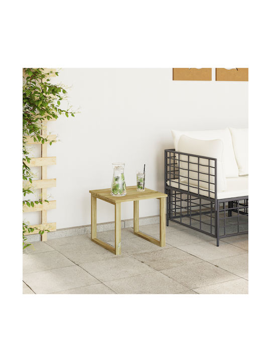 Sitting Room Table for Small Outdoor Spaces Made of Acacia 40x40x36cm