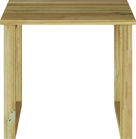 Sitting Room Table for Small Outdoor Spaces Made of Acacia 40x40x36cm