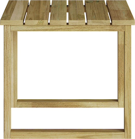 Sitting Room Table for Small Outdoor Spaces Made of Acacia 40x40x36cm