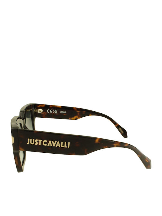 Just Cavalli Women's Sunglasses with Brown Tartaruga Plastic Frame and Gray Gradient Lens JC108 04BL
