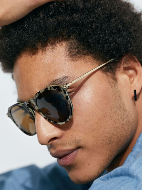 Hawkers Warwick Crosswalk Unisex Sunglasses Havana Green Olive HKRS4004
