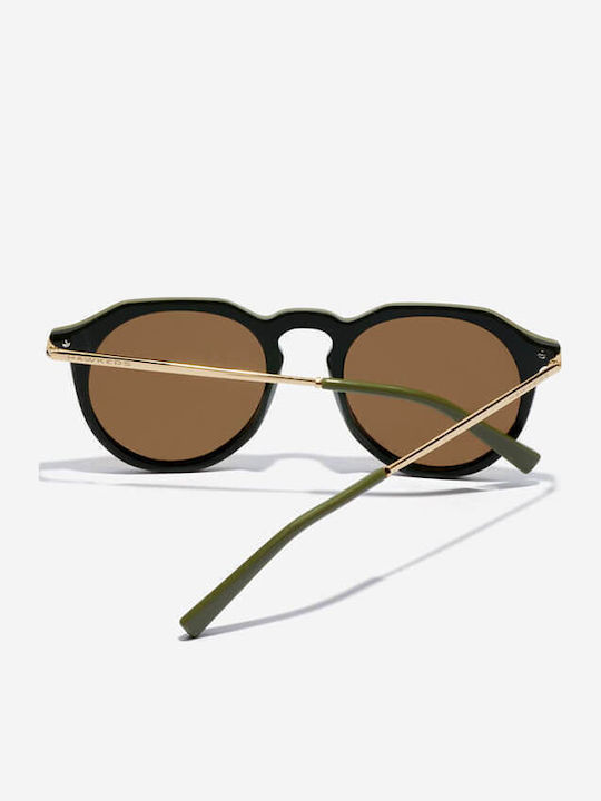 Hawkers Warwick Crosswalk Unisex Sunglasses Havana Green Olive HKRS4004
