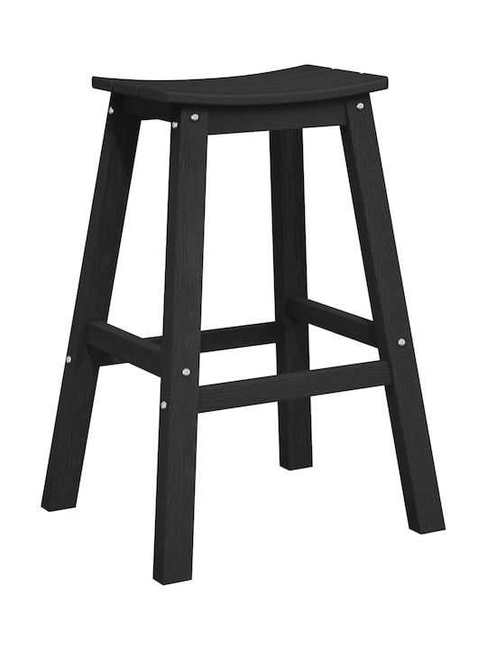 Bar Set for Small Outdoor Spaces 3 Pieces Black