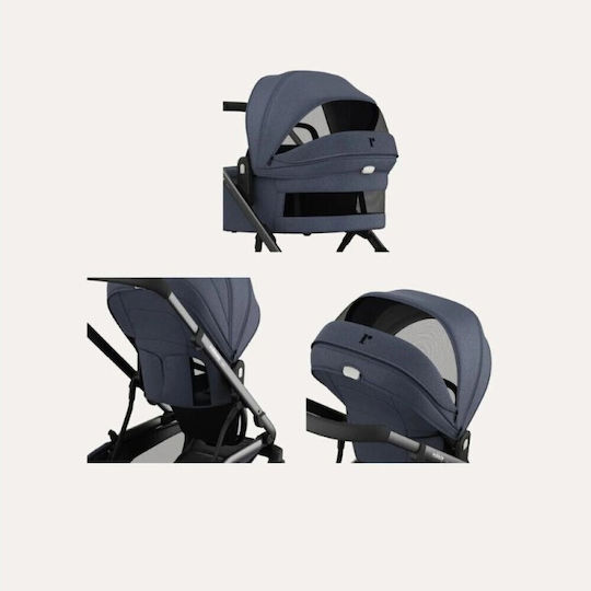Redsbaby Nuvo Adjustable 2 in 1 Baby Stroller Suitable for Newborn Blue State