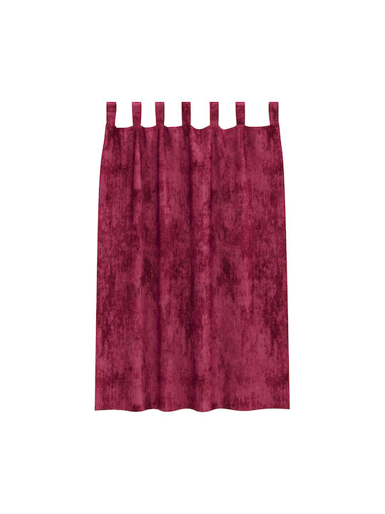 vidaXL vidaXL Vorhänge Fenster mit Oberer Registerkarte Rote 140x175cm