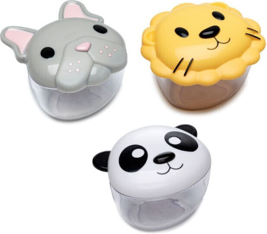 Set 3 Containere Pentru Alimente Pentru Copii Bulldog Shark Cat Box