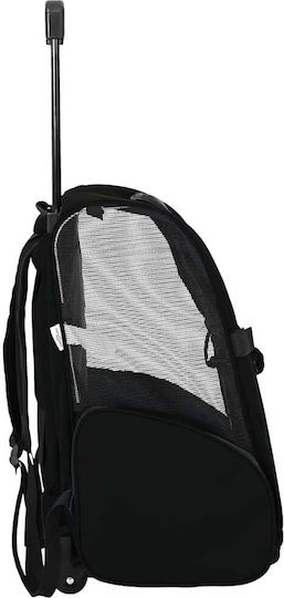 vidaXL Kinderwagen für Hunde / Katzen bis 20kg Schwarz L57xB48xH32cm.