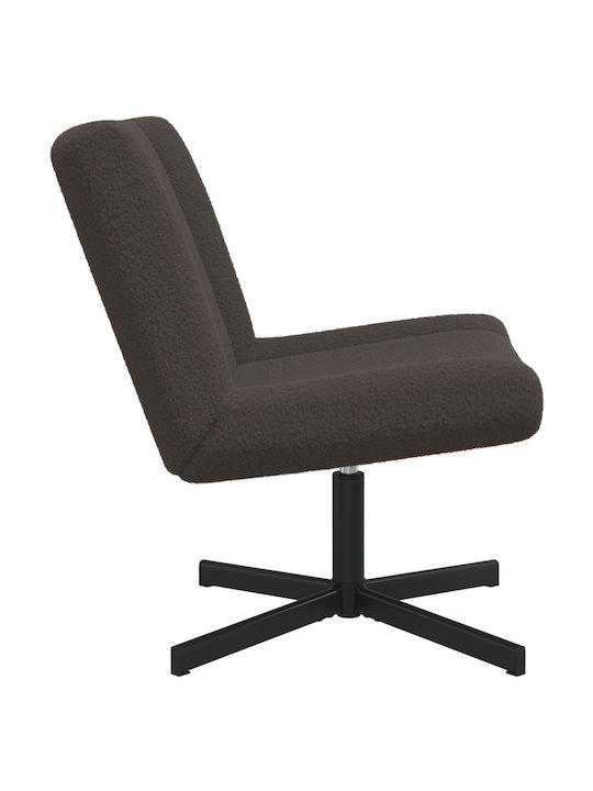 Scaun Vizitator în Culoare Gri 63x75x76cm 1buc