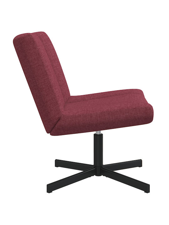 Rotating Chair Visitor in Red Color 63x75x76cm 1pcs