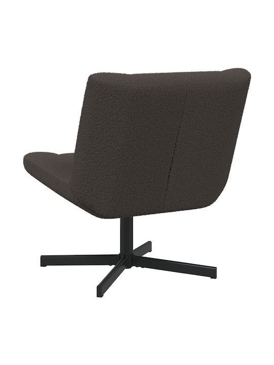 Scaun Vizitator în Culoare Gri 63x75x76cm 1buc