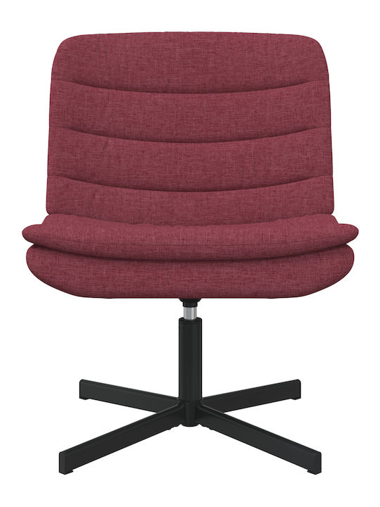 Stuhl in Burgundisch Farbe 63x75x76cm 1Stück