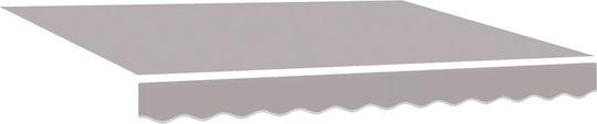 vidaXL Awning fabric Gray 2.5x3m