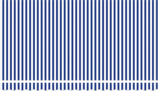 vidaXL Awning fabric Blue 2x4m