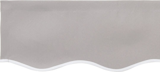 vidaXL Markisen- und Sonnenschirmtücher & Gestelle Grau mit PU-Beschichtung 0,2x2,3m