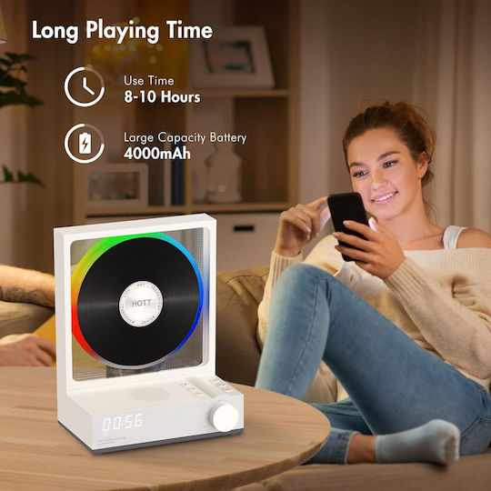 Sistem Audio Portabil Cu CD Bluetooth Alb