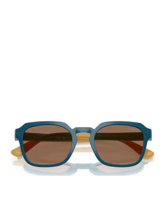 Vogue Quadratische Kinder-Sonnenbrillen Blau