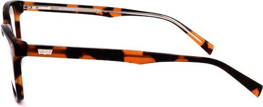 Levi's Women's Acetate Brown Tortoise Prescription Eyeglass Frame LV5015 05L