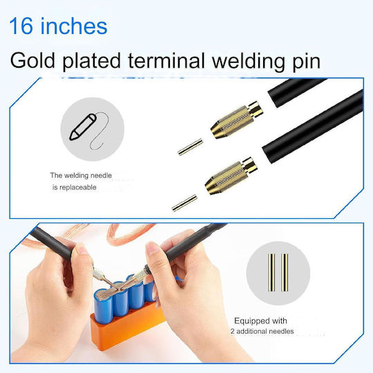 Mașină De Sudură Prin Puncte Dual Pulse 8000 W Portabil 10-90 Niveluri Afișaj 0.1 Mm 0.3 Mm Bandă De Nichel Baterie Fier De Lipit Seesii