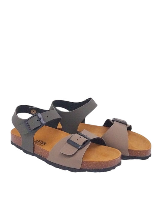 Kindersandalen Anatomisch Khaki-Taupe