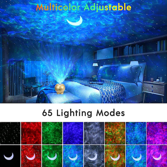 Led Kids Table Lamp Projector Soccer Ball Style Green