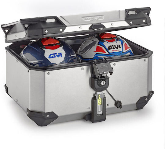 Givi Monokey Aluminum Motorcycle Top Case 58lt Silver