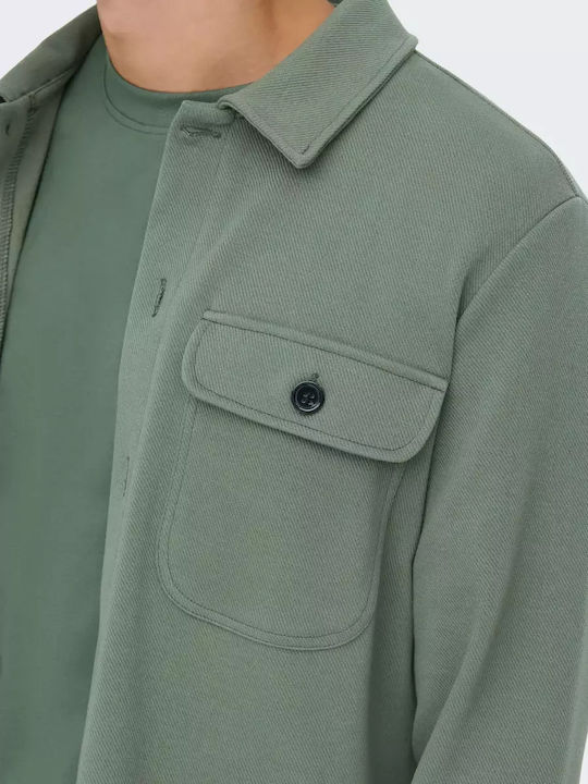 Long-sleeved Denim Shirt Castor Gray