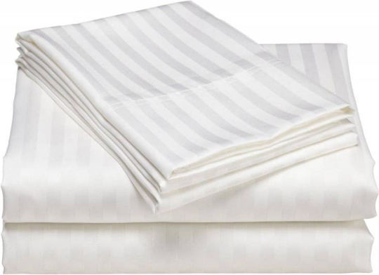 Υπέρδιπλη 240x270cm Ρίγα Λευκό