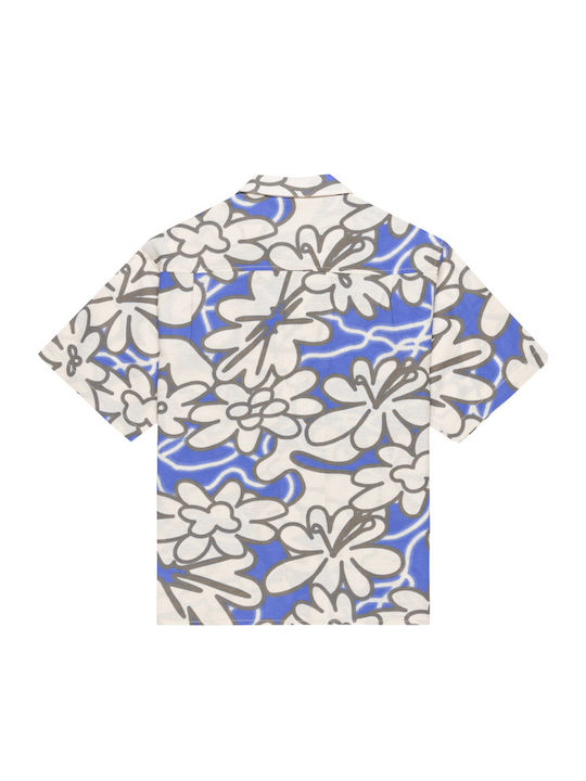 Short-sleeved Linen Shirt MULTICOLOR