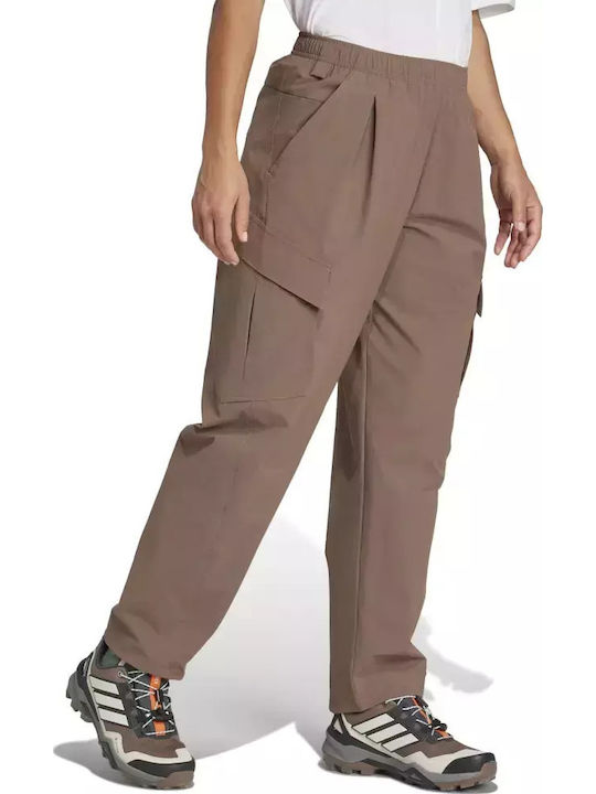 Terrex Xploric Cargo Pants Γυναικείο Υφασμάτινο Cargo Παντελόνι Μπεζ